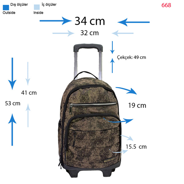 EN 668 Trolley School Backpack 