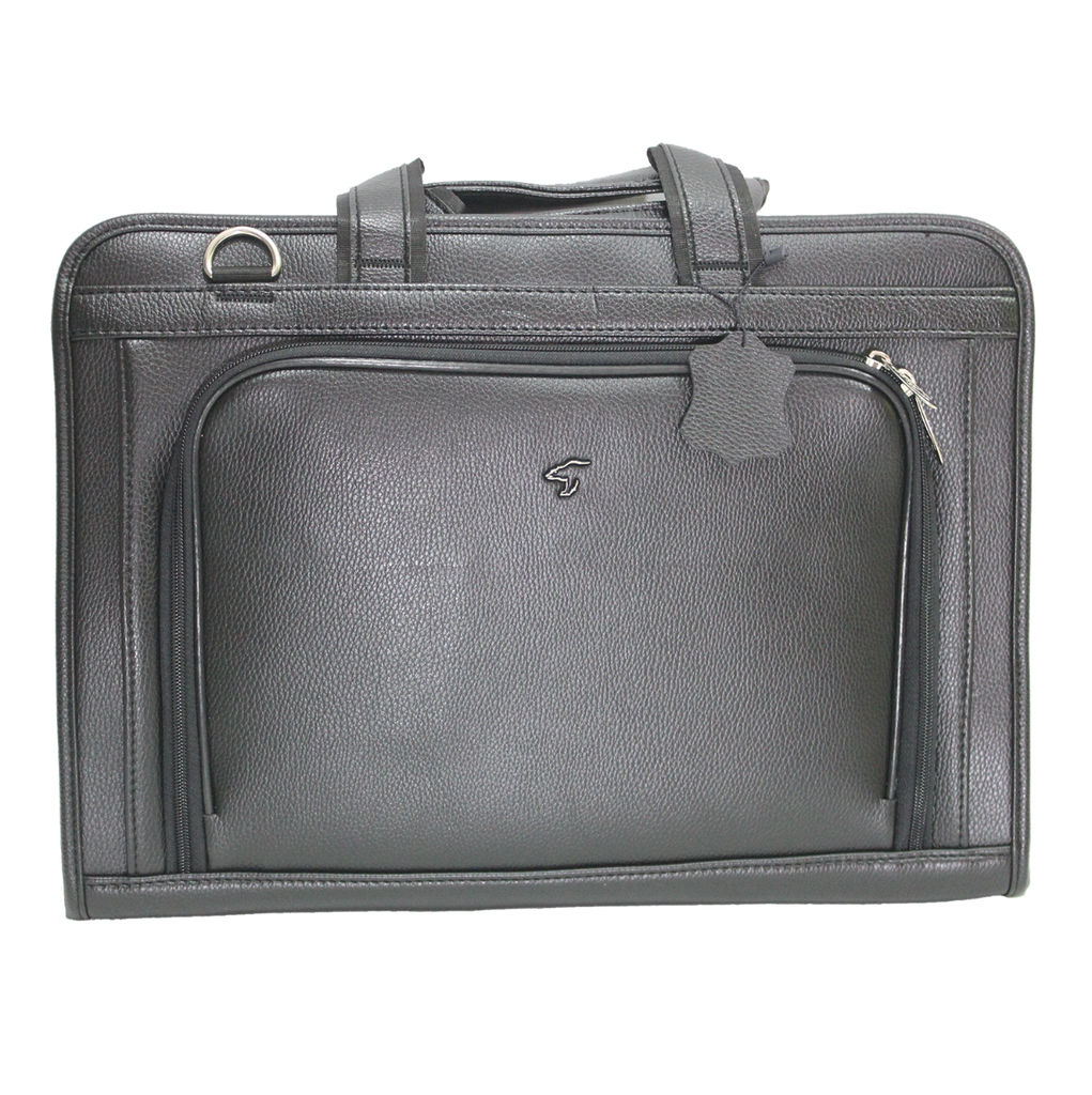 KD SDC63, Oval Pu-Leather Briefcase